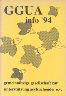 Titelseite, Infoheft 1994 (Quelle: GGUA)