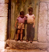 Die Kinder von Antonió und Caçilda: links Antonió, rechts Francisco (Foto: privat)