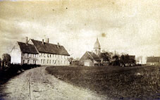 Pfrndnerhaus Kinderhaus, errichtet um 1670, Foto um1900