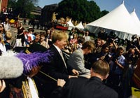 Willem-Alexander und Marion Tns in einer Kutsche