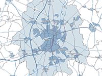 Stadtplanausschnitt