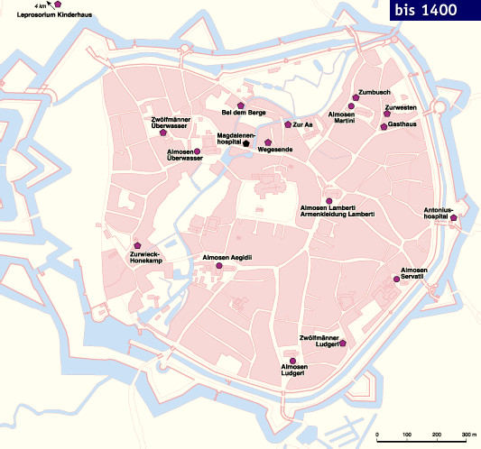 Stiftungen in Münster bis 1400