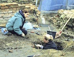 Foto: Ausgrabungsarbeiten