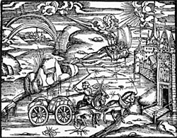 Holzschnitt: Pfeffertransport, 1502