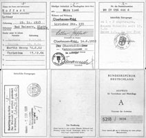 Der Flüchtlingsausweis von Lothar Hoffart (Quelle: privat)