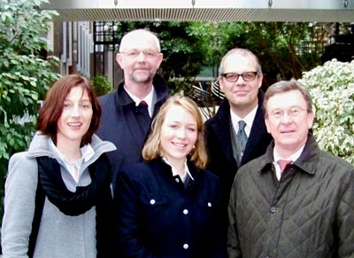 Dr. Wiebke Borgers, Heiner Bruns, Janina Austermann, Stadtdirektor Hartwig Schulthei, Oberbrgermeister Dr. Berthold Tillmann