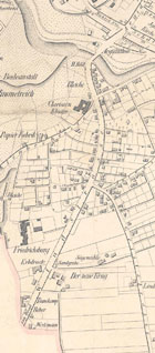 Windstraße, 1873 (Stadtarchiv, Karten und Pläne A 56b)