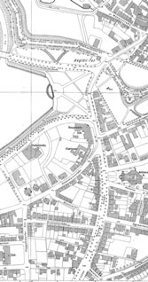 Stadtkarte von 1934 (Vermessungs- und Katasteramt der Stadt Münster)