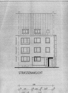 Aus dem Plan zur Nutzungsänderung 1994 (Amt für Wohnungswesen)