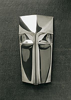 Maske aus Silber von Friedrich Gebhart