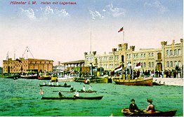 Einweihung des Stadthafens am 15. Oktober 1899, Postkarte, 1899
