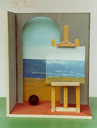 "Objektkasten nach Magritte"