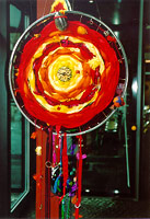 "Bunte Radfelgen in Regenbogenfarben"