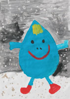 "Plock, der regentropfen"