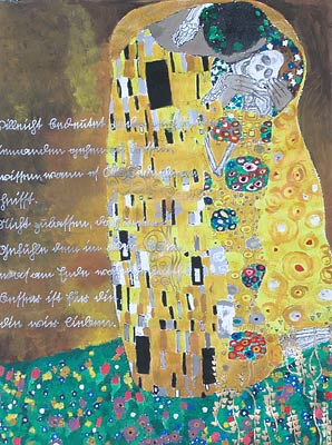 "Der Kuss (nach Klimt)"