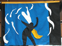 "Entwurf zum Wandbehang für »étrange farandole«"