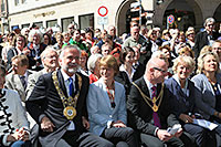 Die Oberbürgermeister der Städte Osnabrück und Münster und prominente Festgäste