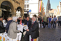 Die Stimmung war gut auf dem Prinzipalmarkt.