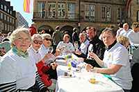 Die Stimmung war gut auf dem Prinzipalmarkt.