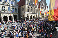 Es war voll auf dem Prinzipalmarkt.